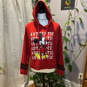 Disney Red Fleece Hoodie